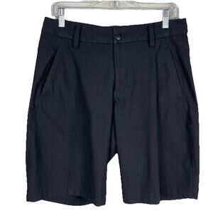 Lululemon E4 Commission Shorts Men's Size 32 Black 9.5 In inseam Chino Casual
